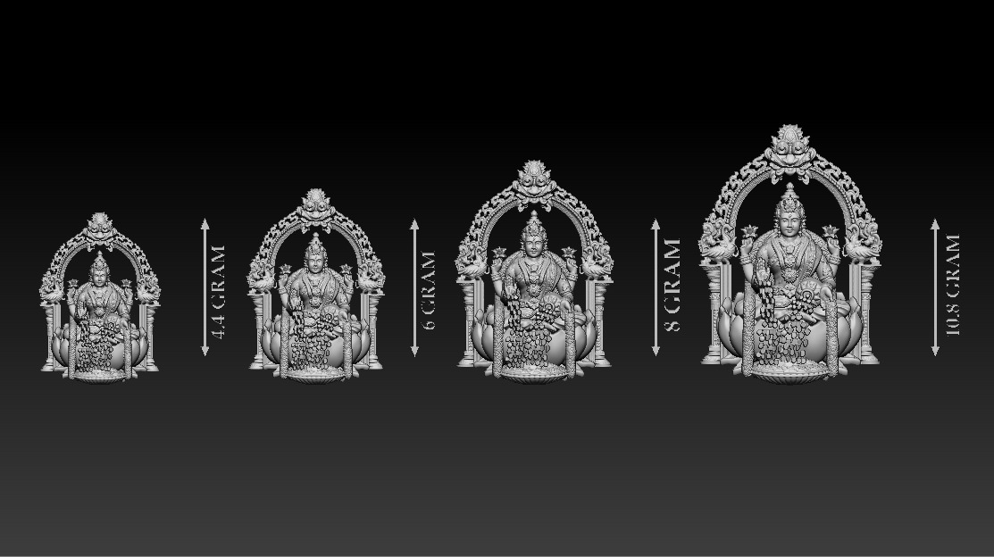 50 PIS Laxmi Mata 3D print model 3D print model_58