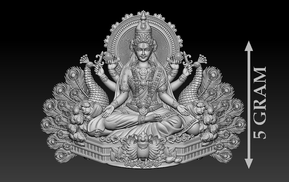 50 PIS Laxmi Mata 3D print model 3D print model_74
