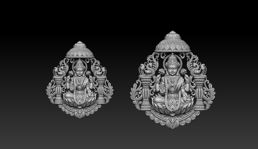 50 PIS Laxmi Mata 3D print model 3D print model_81