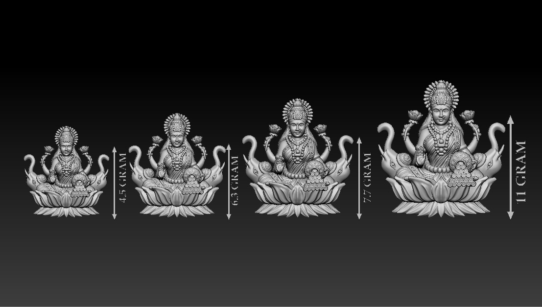 50 PIS Laxmi Mata 3D print model 3D print model_35