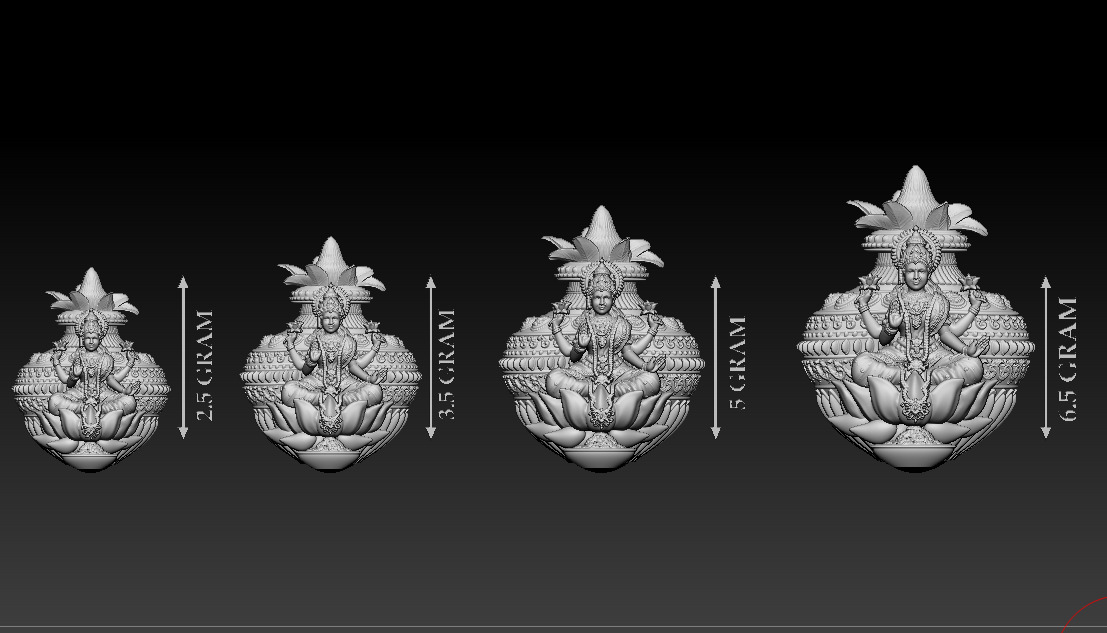 50 PIS Laxmi Mata 3D print model 3D print model_62