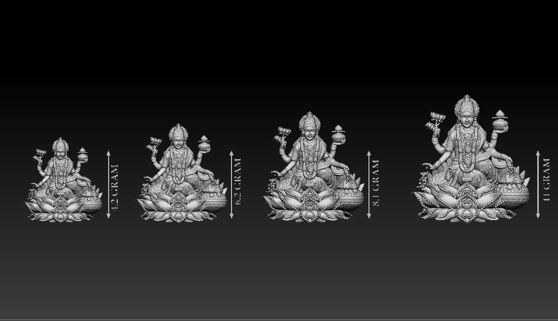 50 PIS Laxmi Mata 3D print model 3D print model_91