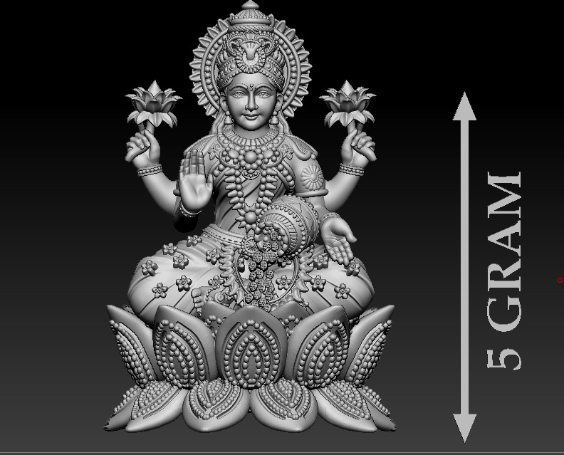 50 PIS Laxmi Mata 3D print model 3D print model_44
