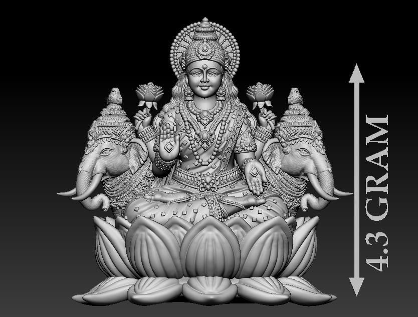 50 PIS Laxmi Mata 3D print model 3D print model_55