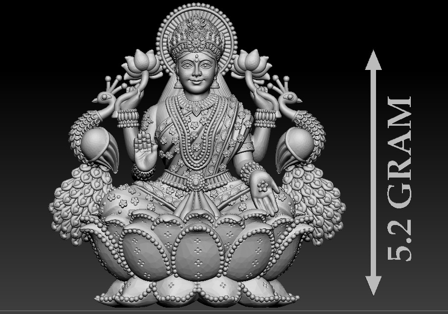 50 PIS Laxmi Mata 3D print model 3D print model_82