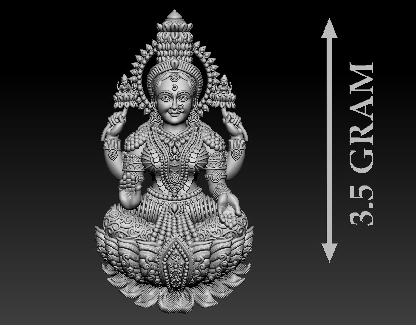 50 PIS Laxmi Mata 3D print model 3D print model_65