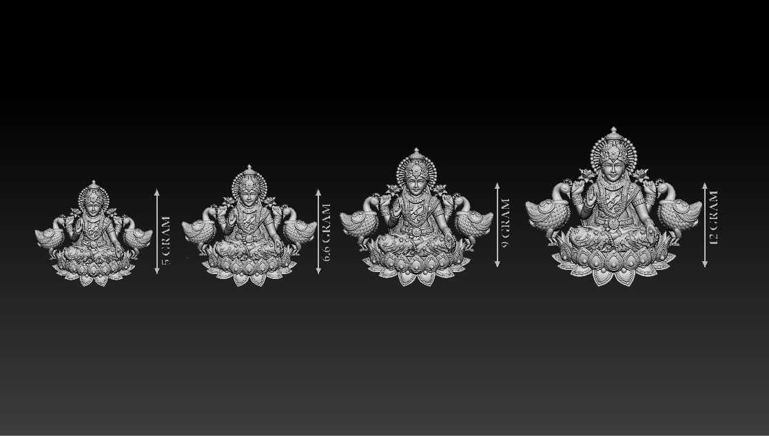 50 PIS Laxmi Mata 3D print model 3D print model_63