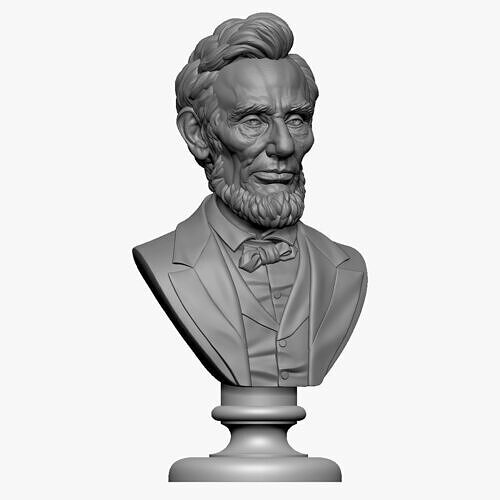 Abraham Linkoln bust 3D print model