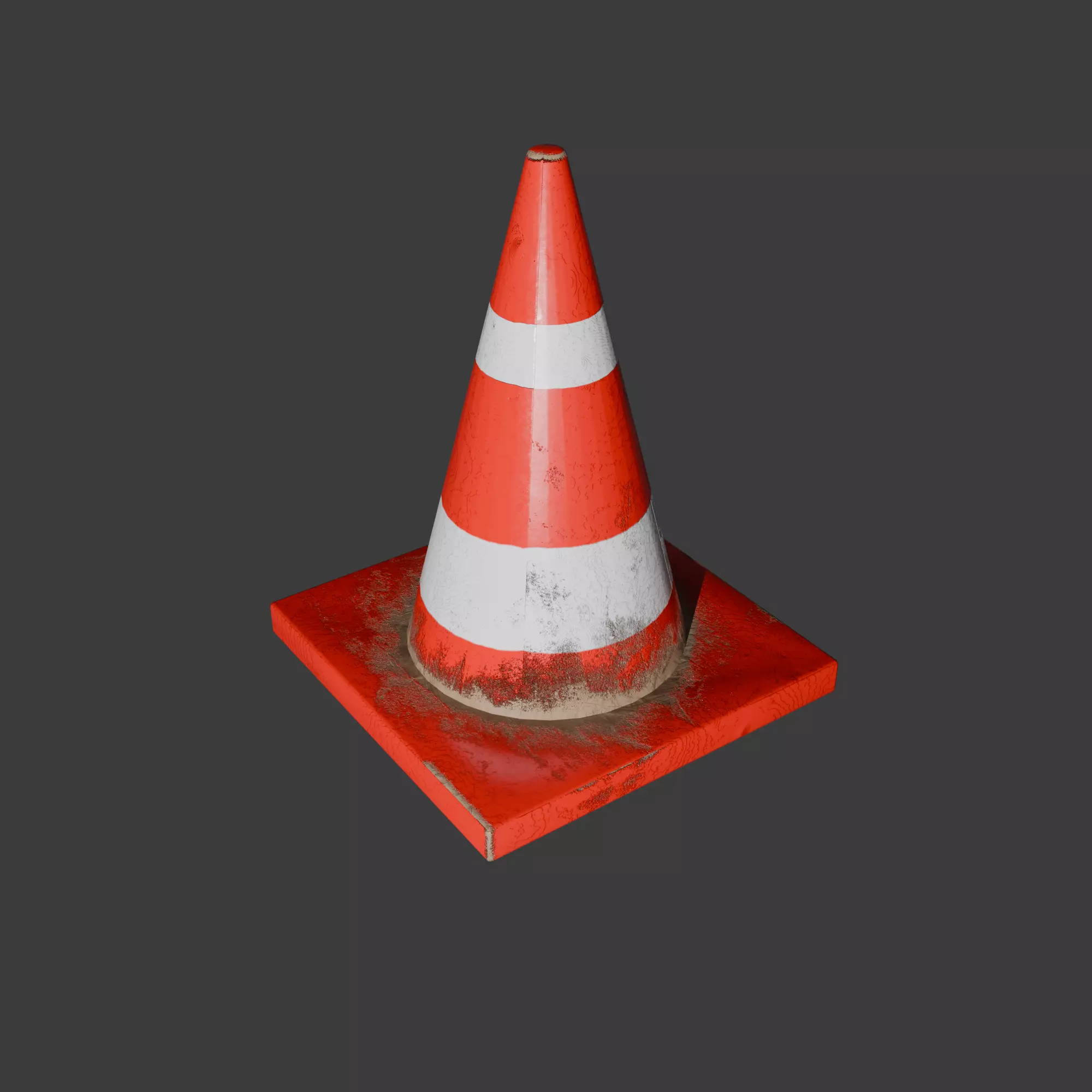 3D Cone Model - Low Polygonal Free low-poly 3D model