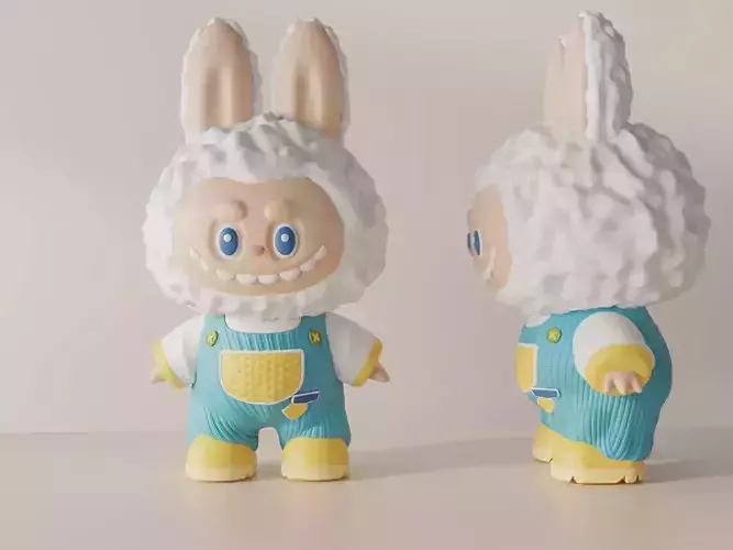 Modern toys Labubu plush toys ornaments combination Handmade