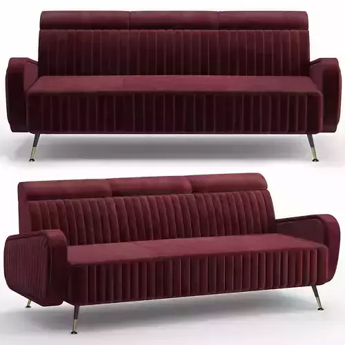 HARRISON sofa Low-poly 3D model