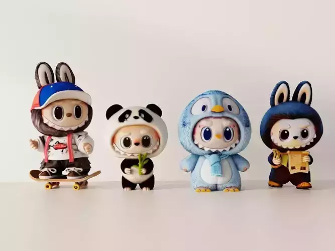 Modern toys Labu jewelry combination handmade toys