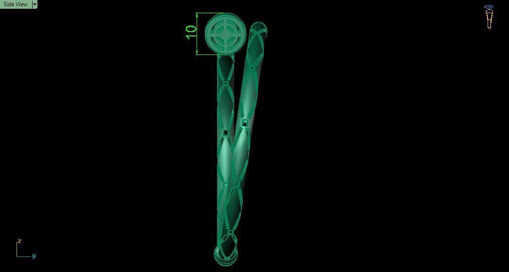 Bracelet 0031 3D print model_10