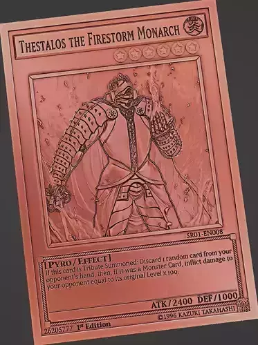Thestalos the Firestorm Monarch - yu-gi-oh
