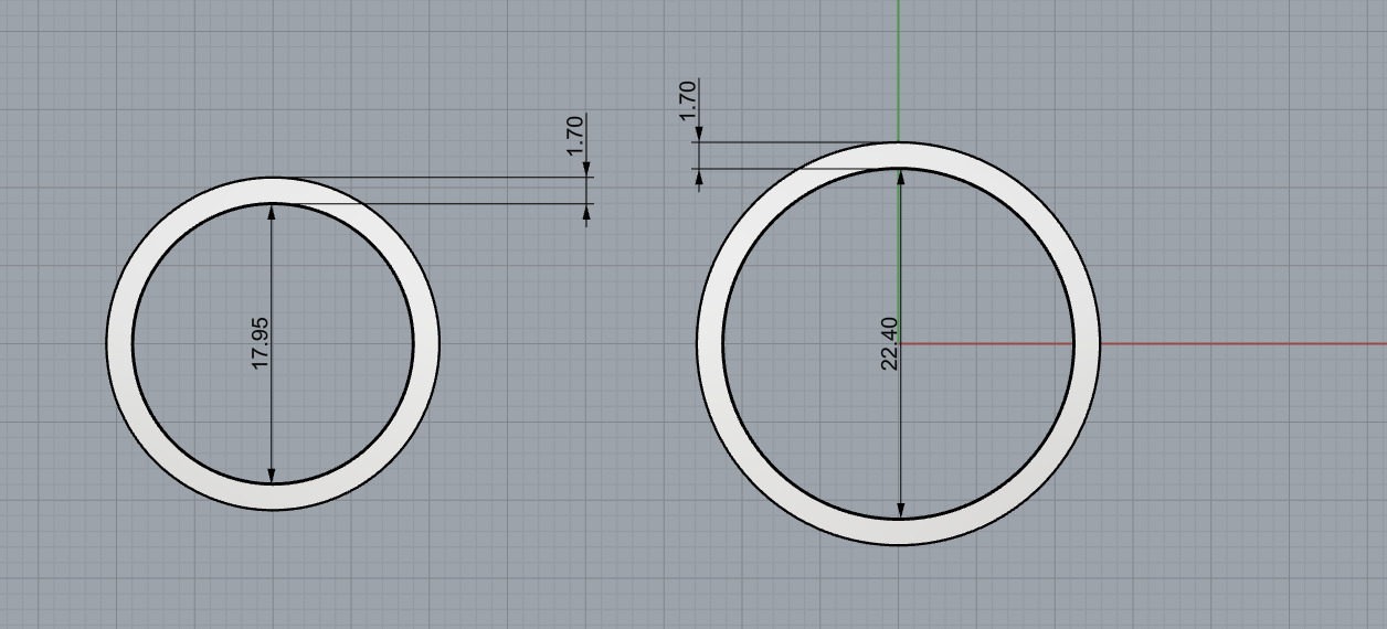 Wedding Rings 3D print model_5