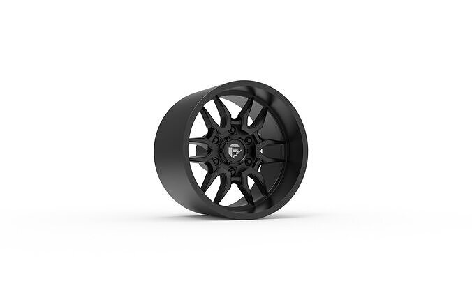 fuel off road clash wheel 3d print model 3D print model