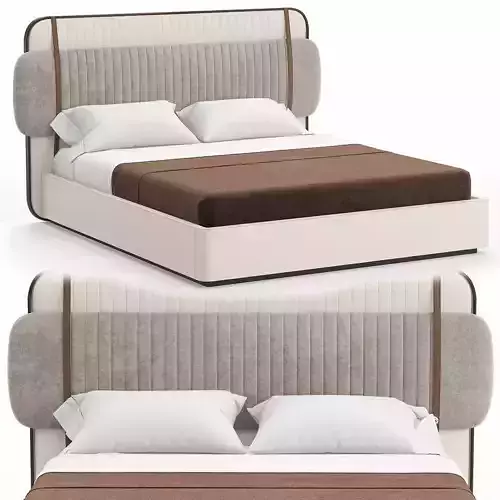BED SCOTT Low-poly 3D model