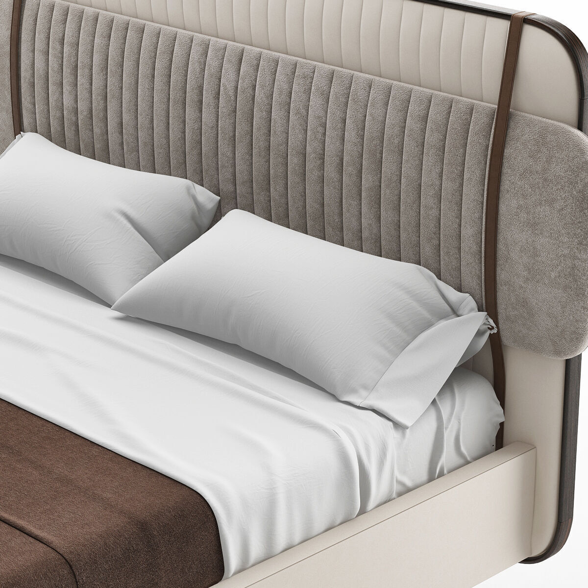 BED SCOTT Low-poly 3D model_2