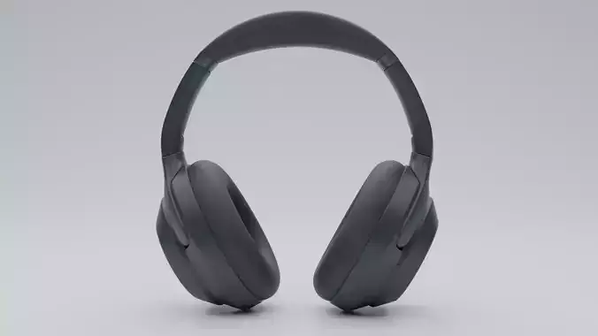 Beast Headphones Low-poly 3D model