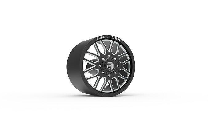 fuel off road FRONT FF66 wheel 3d print model 3D print model