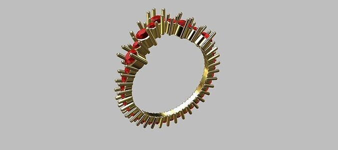 V Ring 3D print model