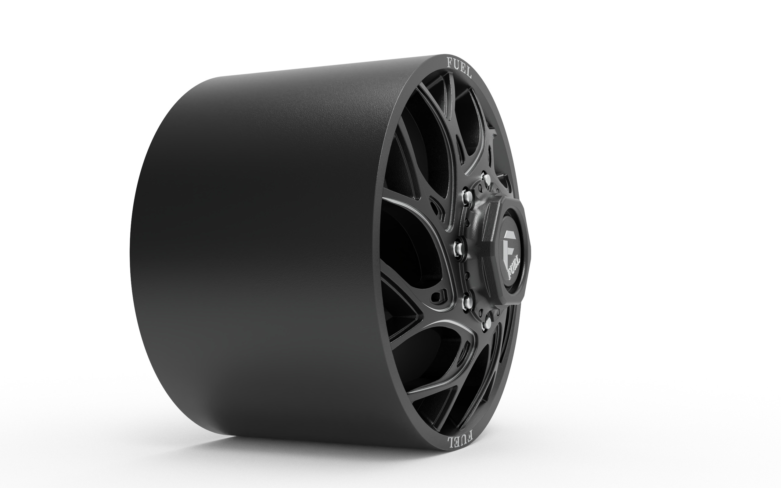 fuel off road FRONT RUNNER wheel 3d print model 3D print model_5