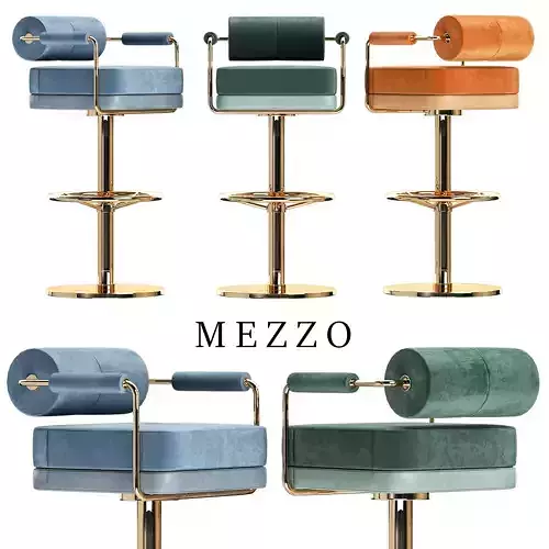 Mezzo chair bar anderson Low-poly 3D model