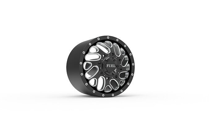 fuel off road FRONT TRITON wheel 3d print model 3D print model