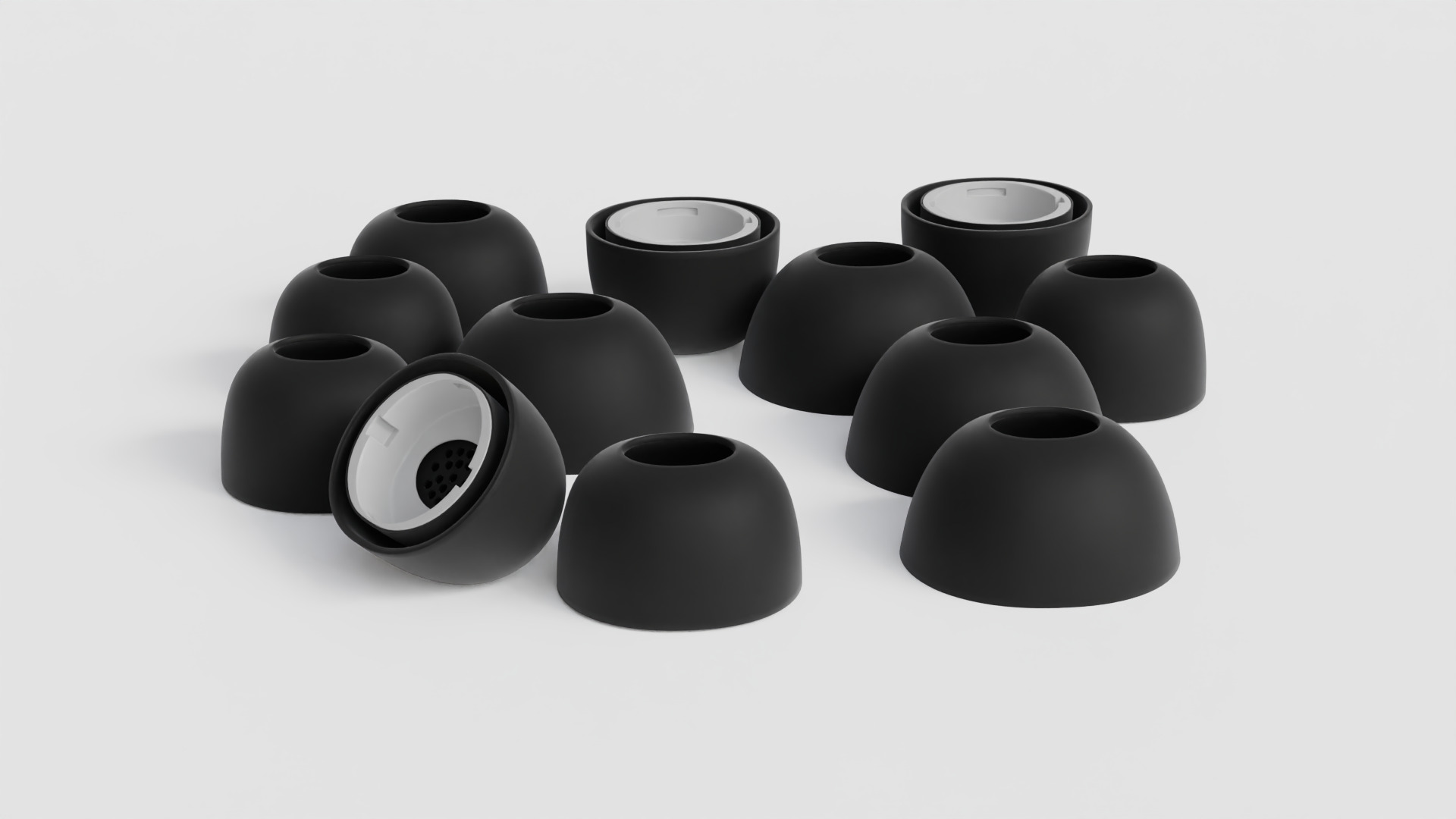 Ear buds6 Low-poly 3D model_1