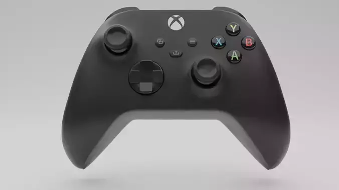 Game controller Low-poly 3D model