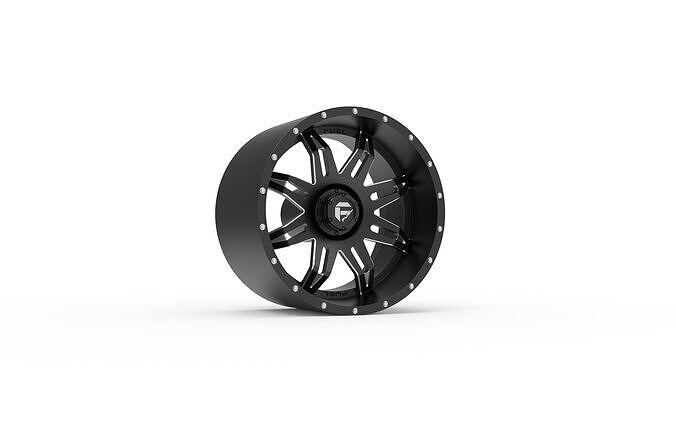 fuel off road LETHAL wheel 3d print model 3D print model