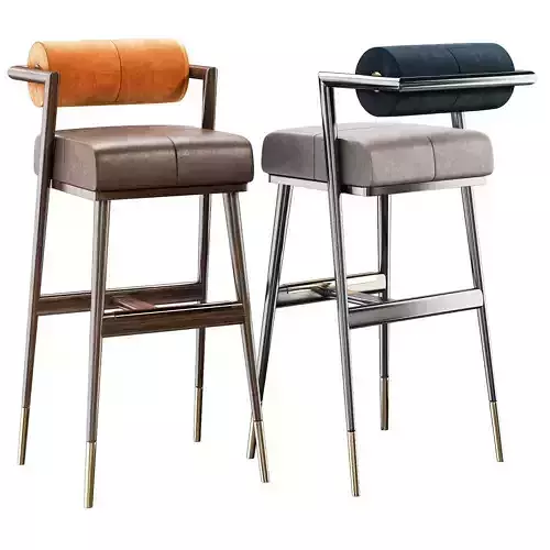 BAR CHAIR WATERS Low-poly 3D model