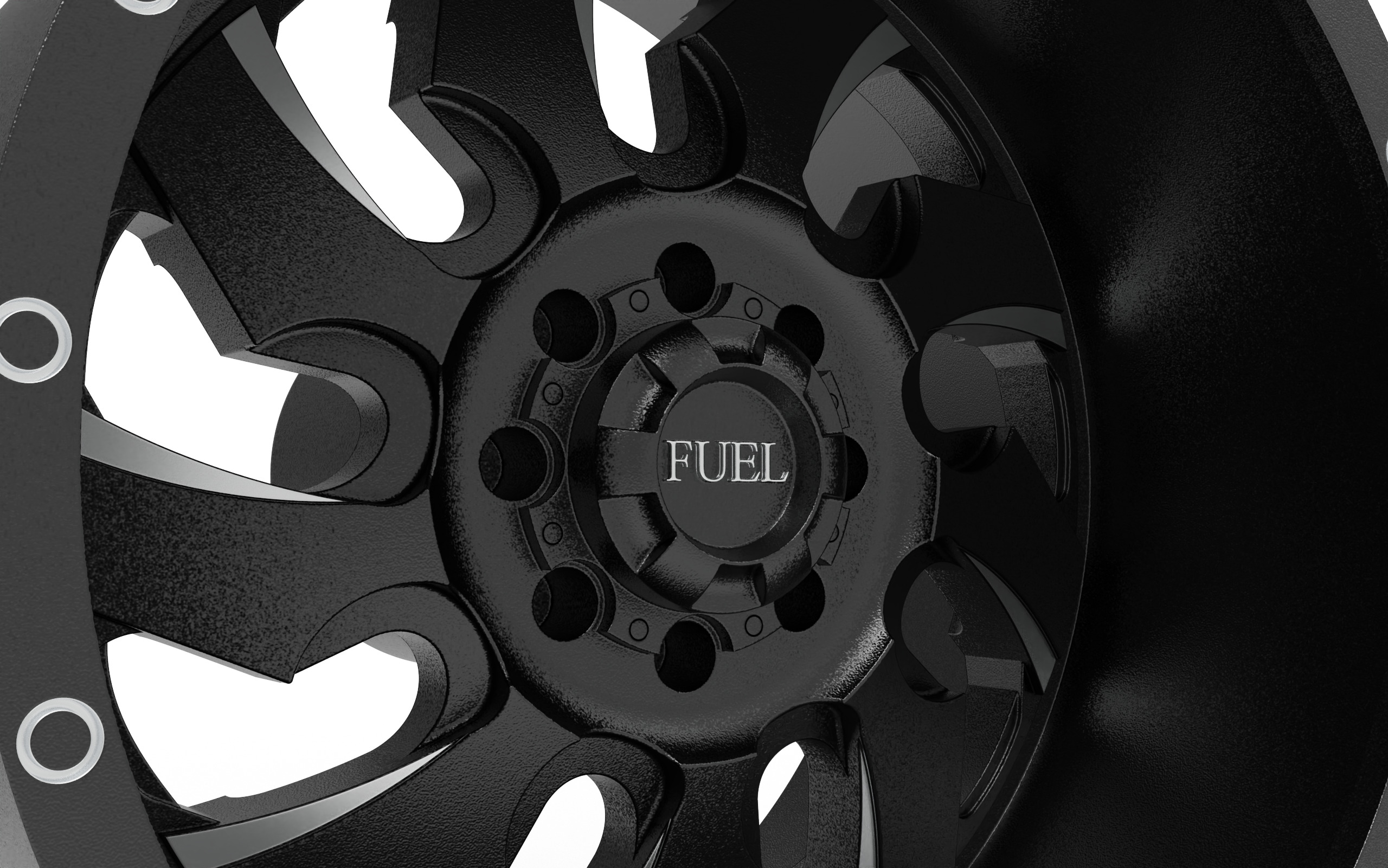 fuel off road REAR CLEAVER wheel 3d print model 3D print model_3