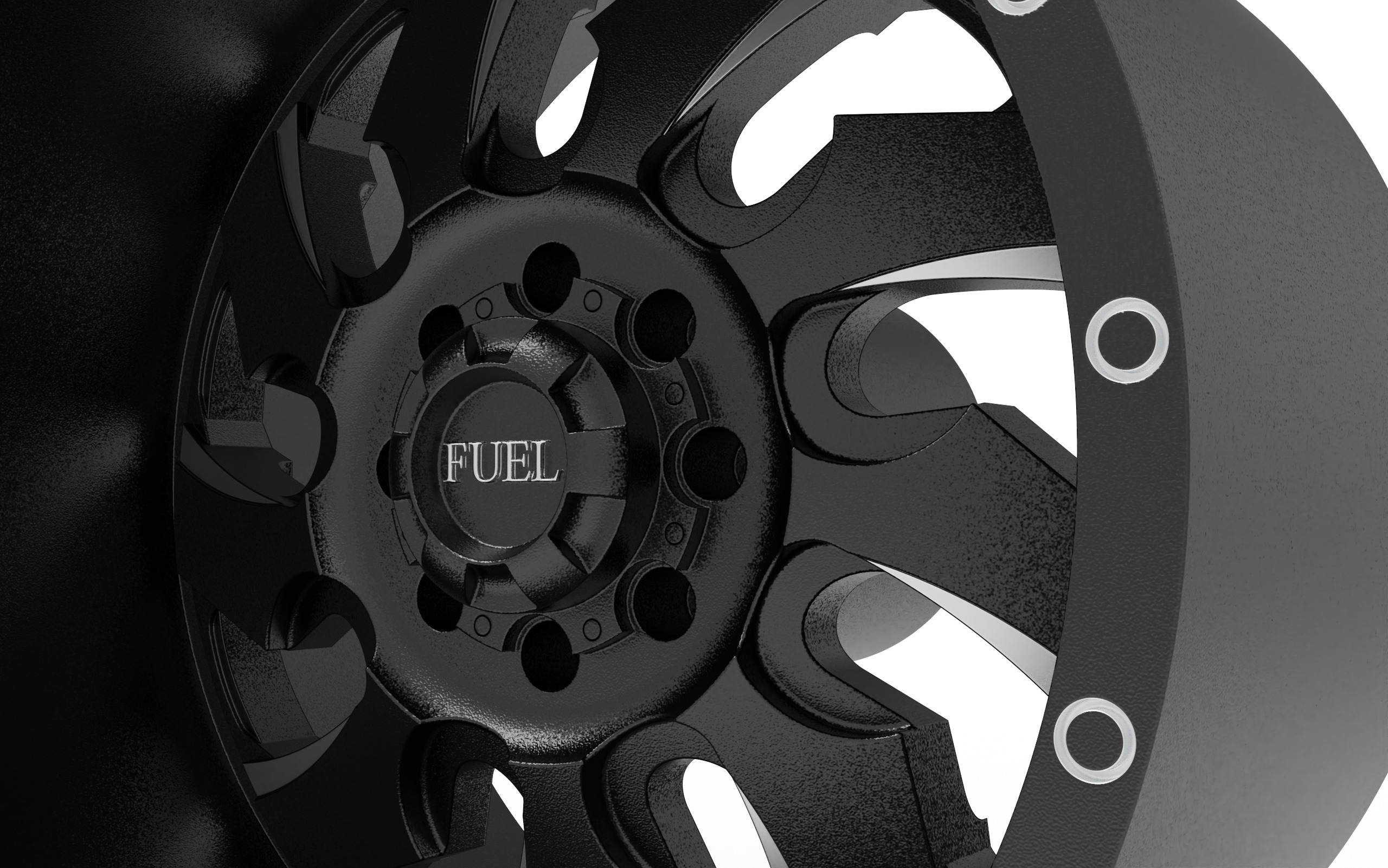 fuel off road REAR CLEAVER wheel 3d print model 3D print model_2
