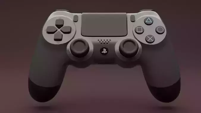 Game controller Low-poly 3D model