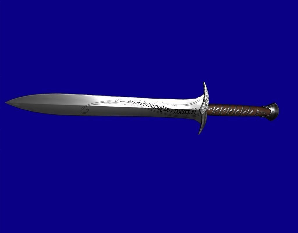 The Sting Melee Weapon Low-poly 3D model_10