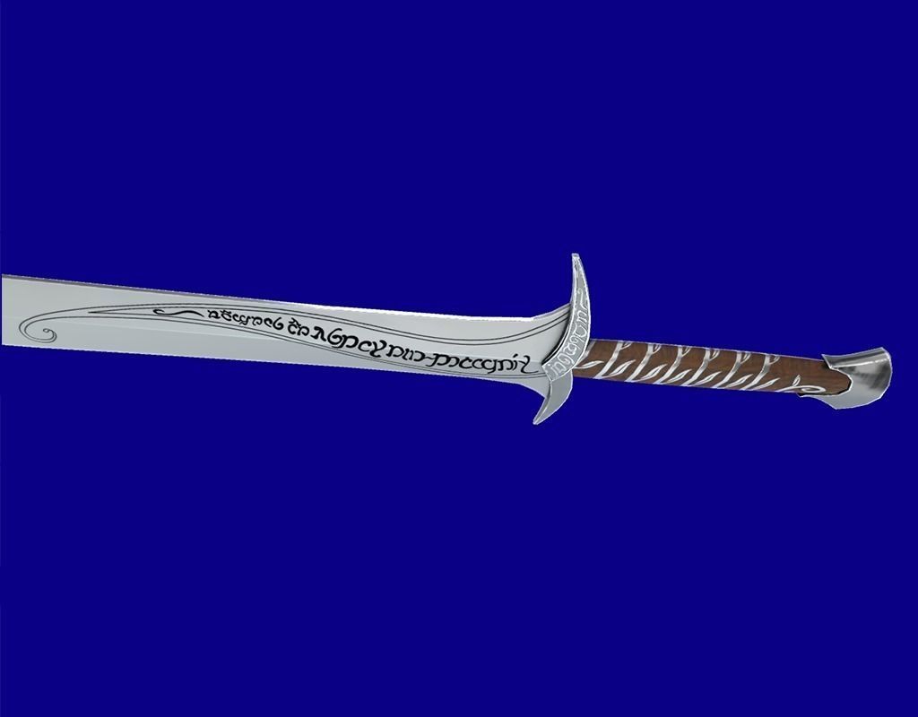 The Sting Melee Weapon Low-poly 3D model_2