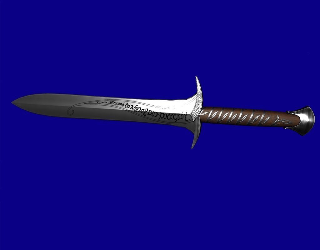 The Sting Melee Weapon Low-poly 3D model_0