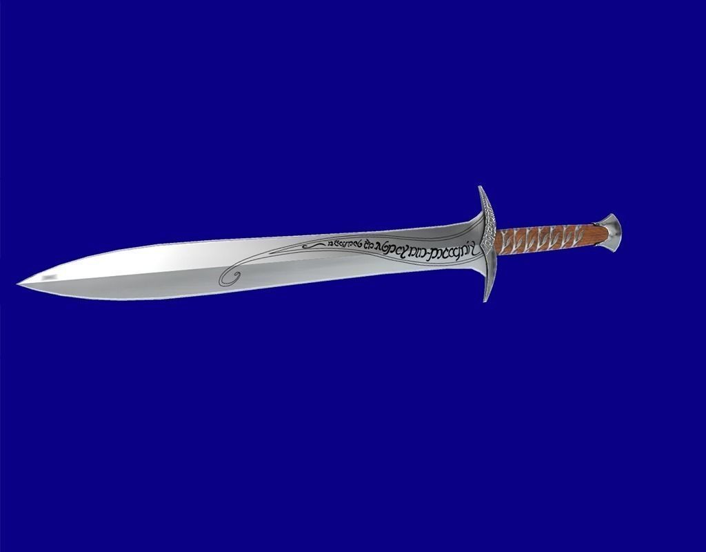 The Sting Melee Weapon Low-poly 3D model_8
