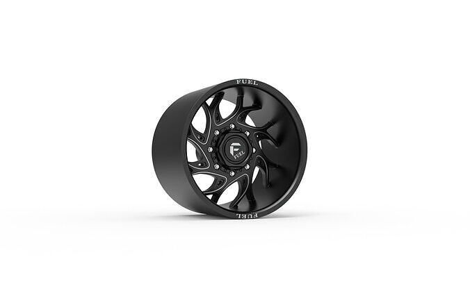 fuel off road REAR RUNNER wheel 3d print model 3D print model