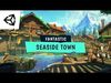 FANTASTIC - Seaside Town Low-poly 3D model_2