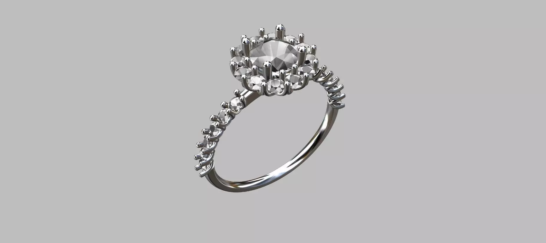 Shower Ring 3D print model
