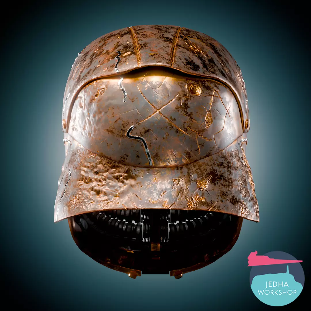 Qimir The Stranger Helmet V2 3D Print Files The Acolyte 3D print model_3