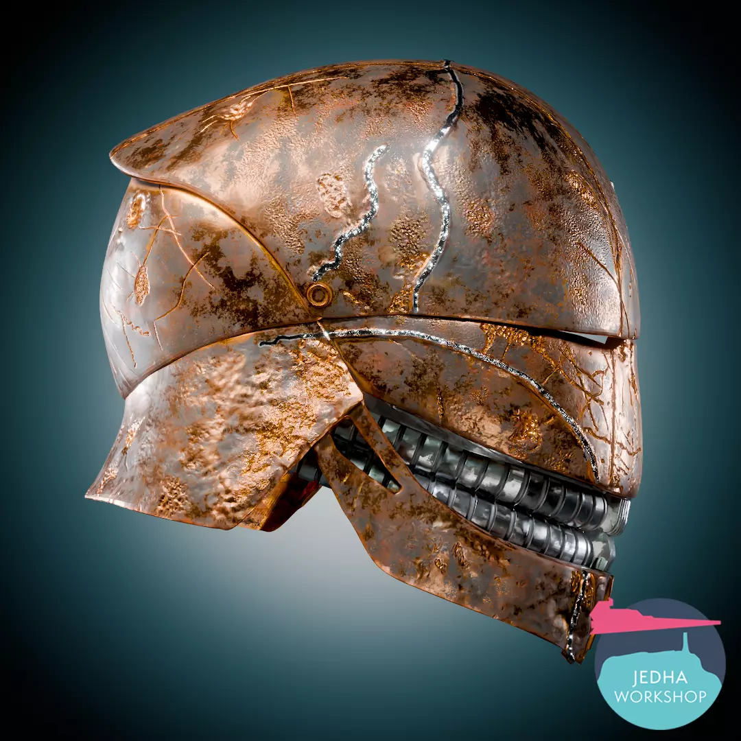 Qimir The Stranger Helmet V2 3D Print Files The Acolyte 3D print model_4