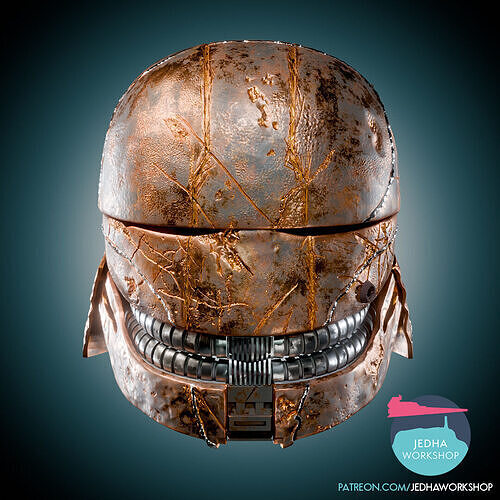 Qimir The Stranger Helmet V2 3D Print Files The Acolyte 3D print model