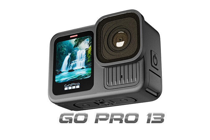 GoPro 13 camera 3D model