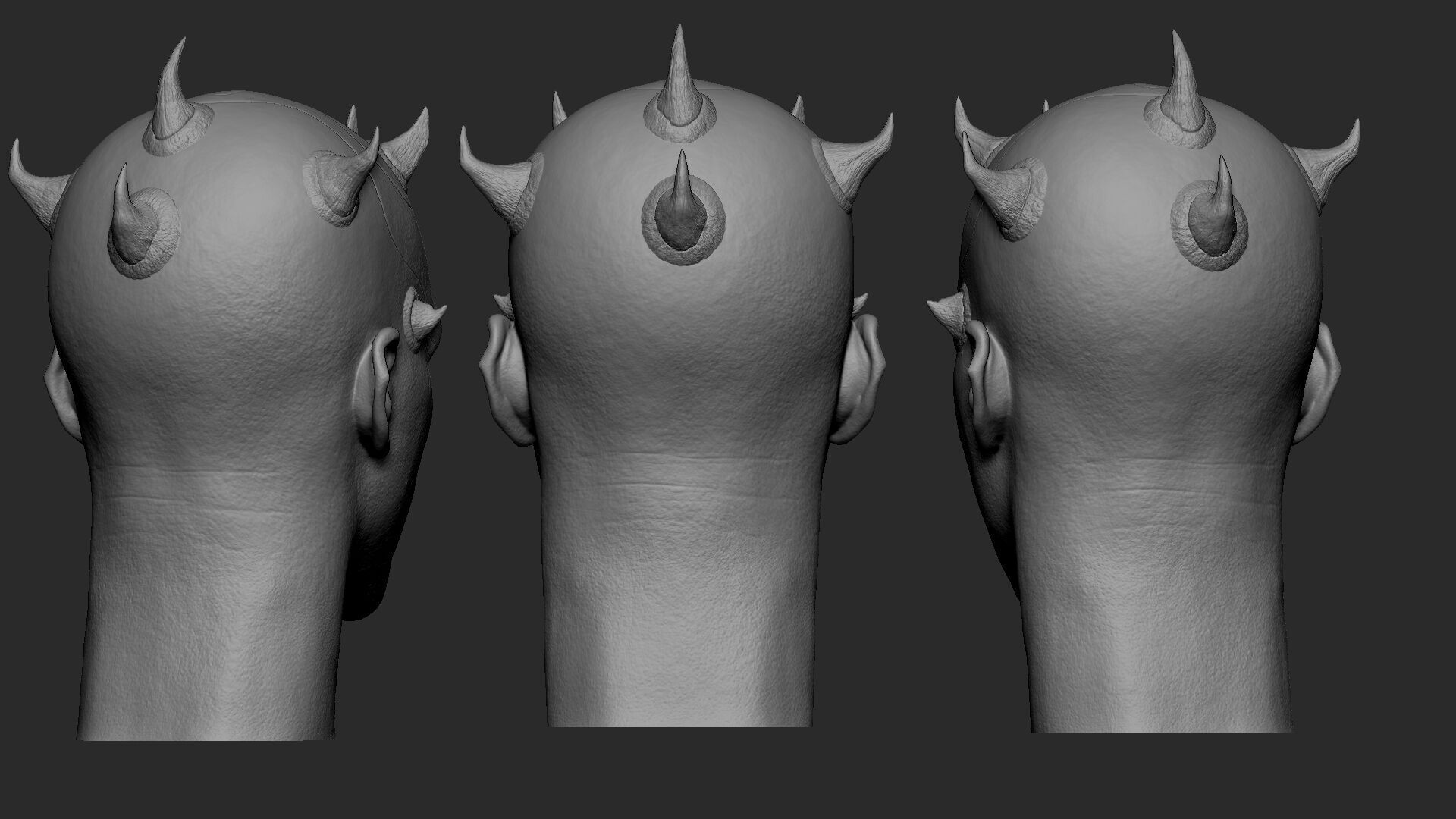 Darth Maul Head  3D print model_12