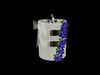 Dessert love story blueberry  fruit wedding cake 3D model_1