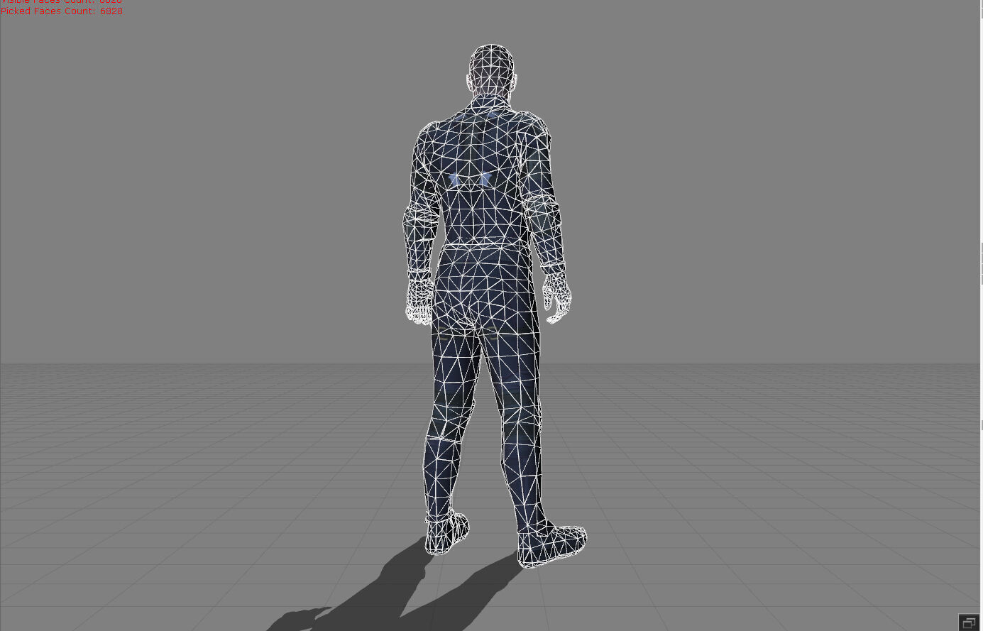 Victor PUBG - LOW  Low-poly 3D model_9