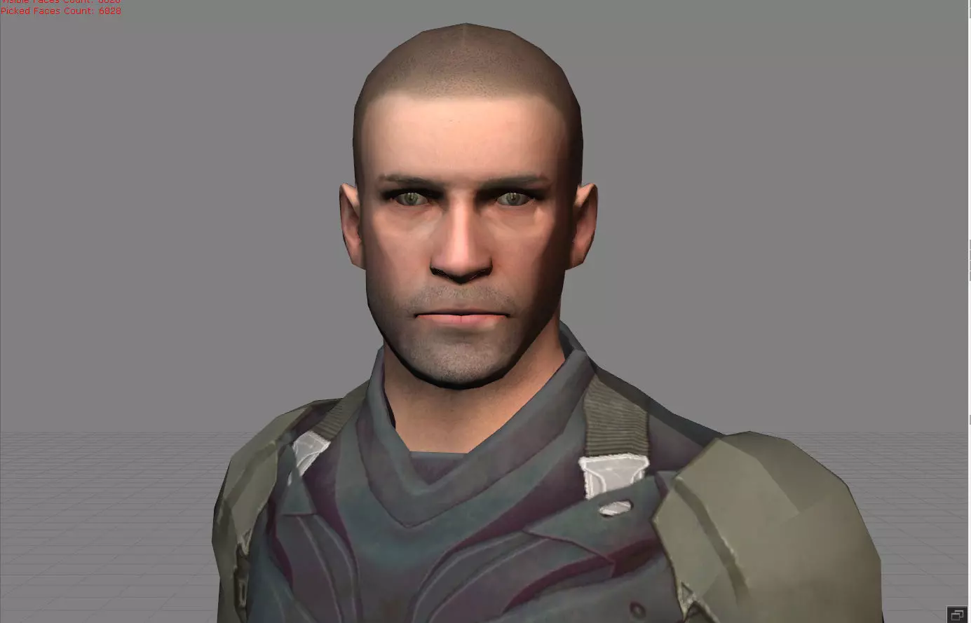 Victor PUBG - LOW  Low-poly 3D model_0